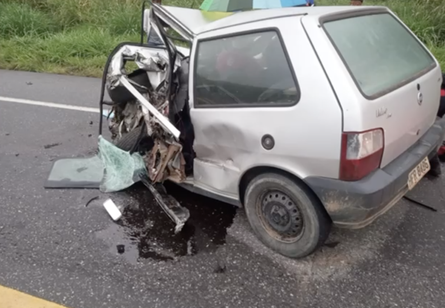 Motorista dorme ao volante e provoca grave acidente na BR-381, em Nova Era