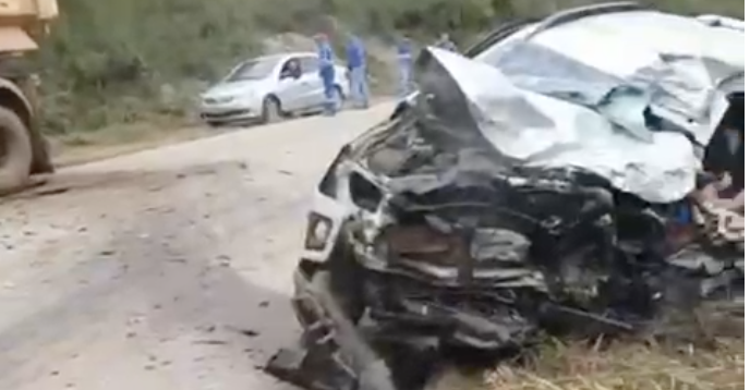 Acidente com vítima fatal é registrado na ponte de Santa Rita, na MG-129 próximo a Catas Altas