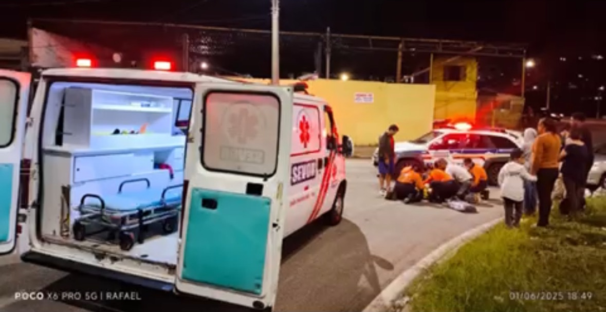 ACIDENTE ENTRE MOTOS NO TREVO DO CRUZEIRO CELESTE 🚨