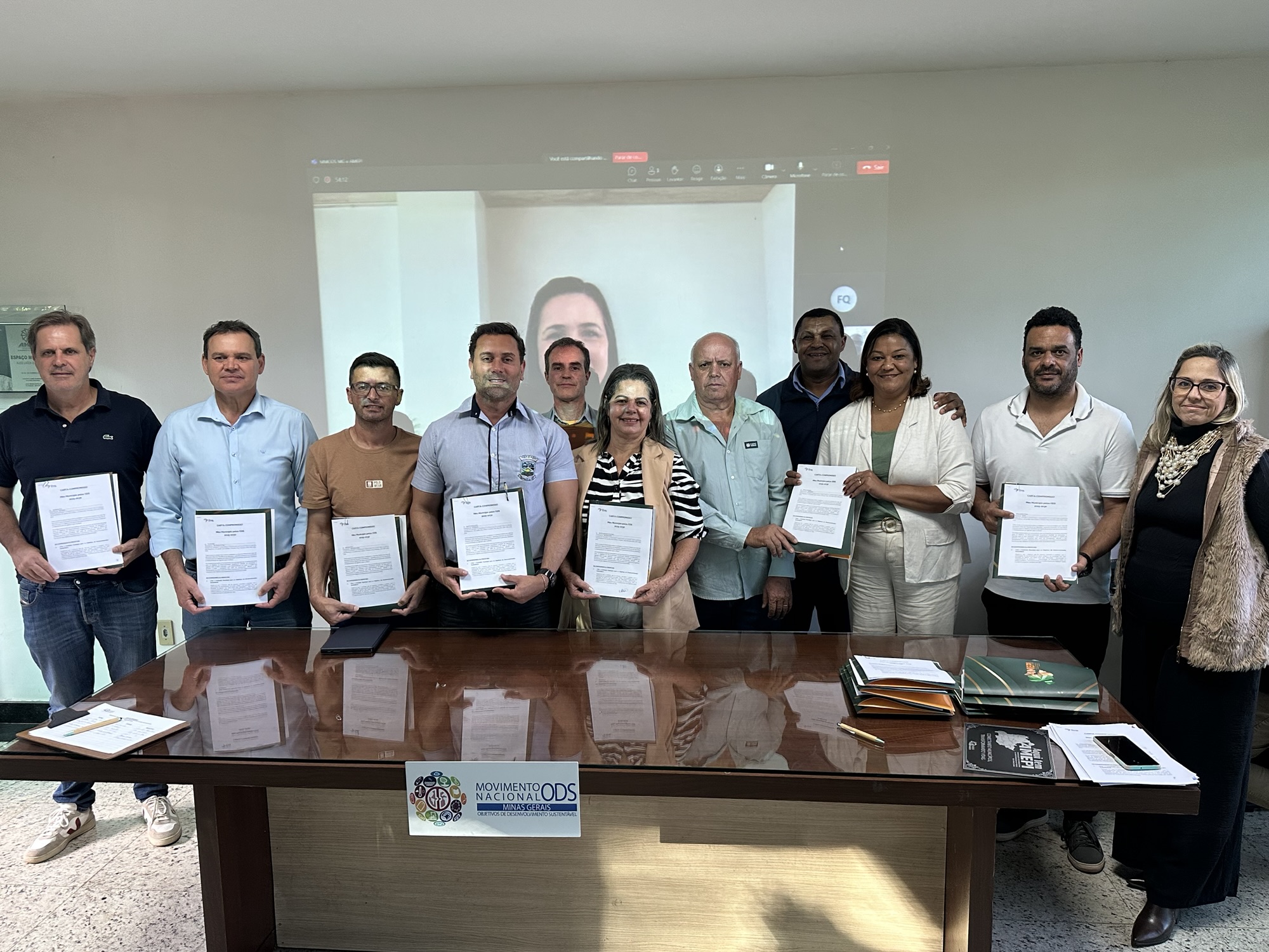 REUNIÃO SOBRE O MOVIMENTO NACIONAL DAS ODS NA AMEPI EM JOÃO MONLEVADE