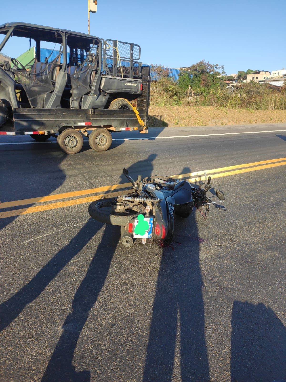 🚨 ACIDENTE NA BR-381 ENVOLVENDO MOTOCICLETA NESTA MANHÃ 🚨