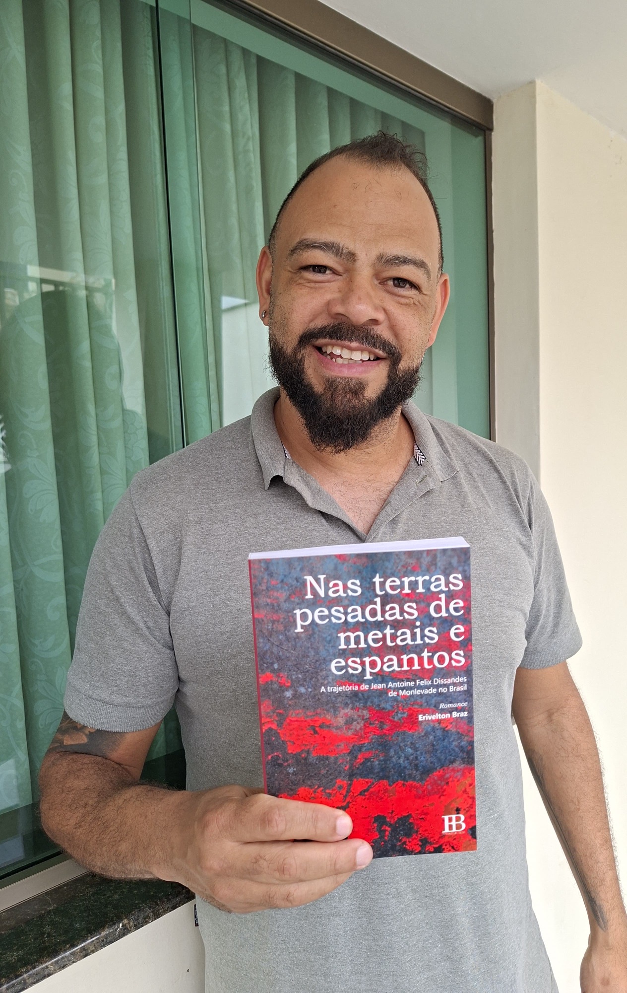 “Nas Terras Pesadas de Metais e Espantos”Erivelton Braz lança romance histórico sobre Jean de Monlevade