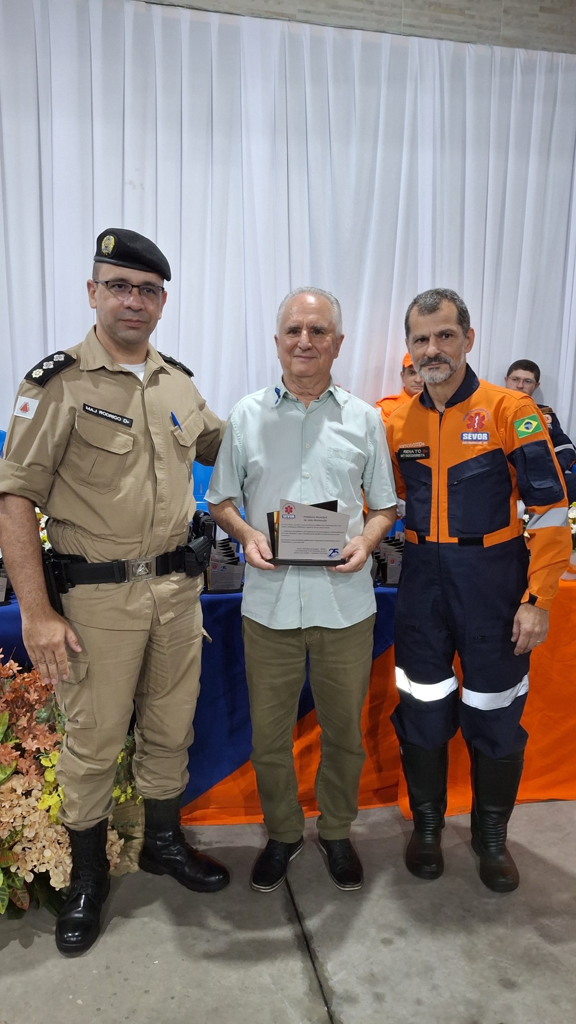 Dr.&nbsp;Laércio participa da solenidade de 25 anos do Sevor e destaca importância do trabalho voluntário para salvar vidas